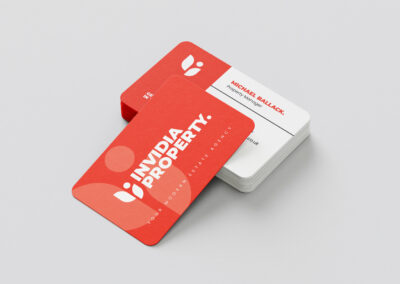 business card printing with rounded corners